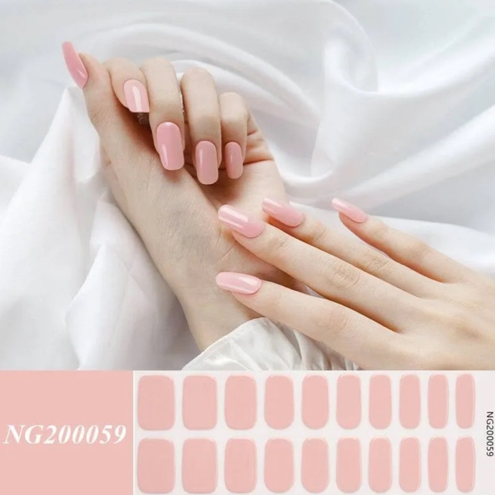 5/$25! Gel Nail Semi-Cured Gel Nail Wraps with wooden stick & Nail file